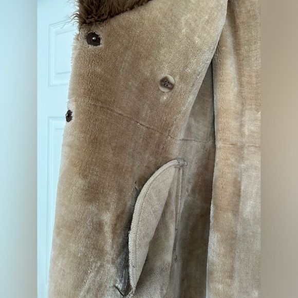 Calvin Klein Suede & Faux Fur Coat - Picture 14 of 14